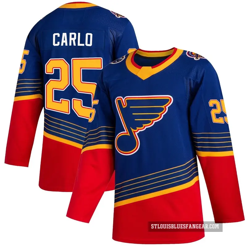 Youth Brandon Carlo St. Louis Blues ＃25 Authentic Blue 2019/20 Jersey