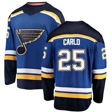 Youth Brandon Carlo St. Louis Blues ＃25 Breakaway Blue Home Jersey