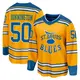 Youth Jordan Binnington St. Louis Blues ＃50 Breakaway Yellow Special Edition 2.0 Jersey